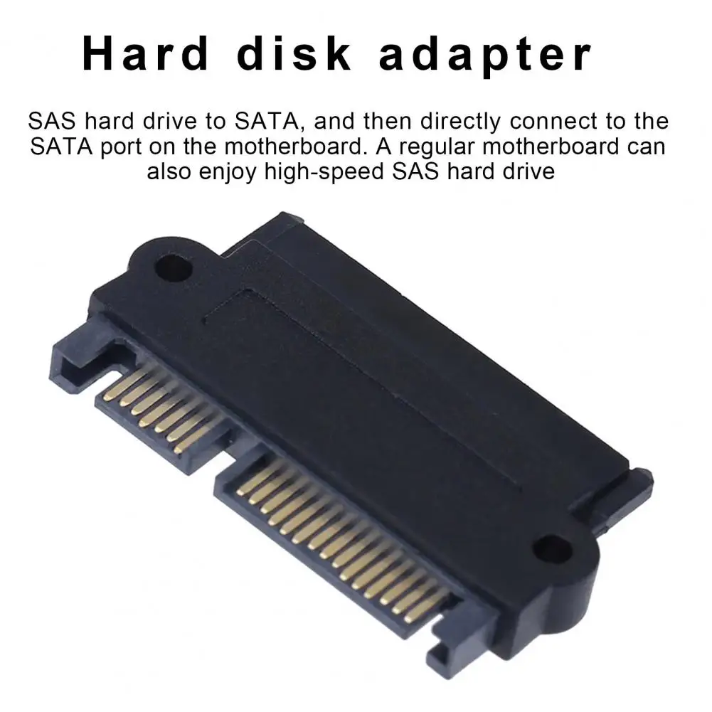 Sata Connector Sas to Sata Adapter Card Universal Hard Drive Connector Efficient Data Transmission Accessory for Motherboard