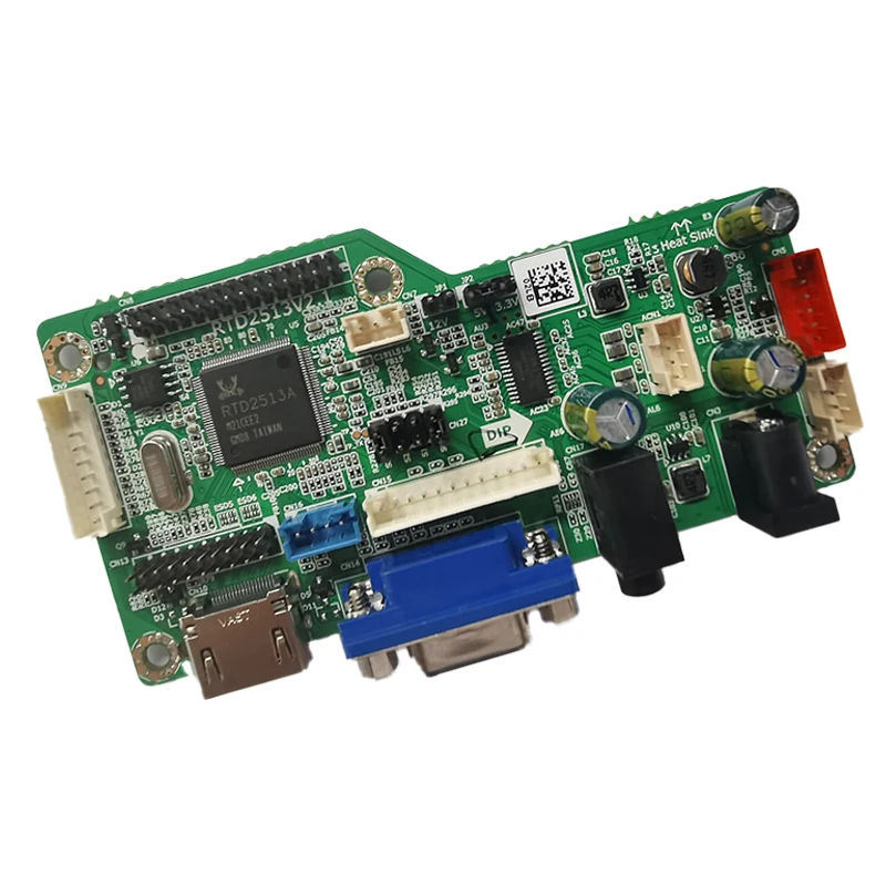 RTD2513V2.1 HD driver board for program-free display RTD2483V1.1 replaces RTD2668V1.1 Multiple resolutionsJump to adjust screen