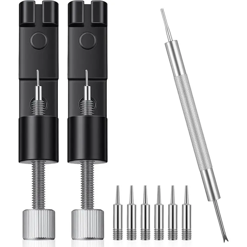 【EFFICIENT 】Watch Kit Link Remover 2Pcs Watch Link Removal Tool Kit, For Band Sizing Metal Bracelet Removal Kits With Pin Pusher