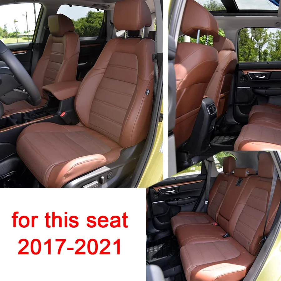 Maßgefertigte Autositzbezüge für Honda CRV 2017 2018 2019 2020 2021 CR-V PU-Leder Kissen Autositz-Schutzbezüge – Detail 1