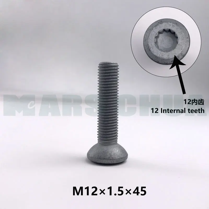 

For VW Audi bolt wht000237a m12×1.5×45 m12*1.5*45 Bearing screw ball stud chassis fixing (10 PCS )