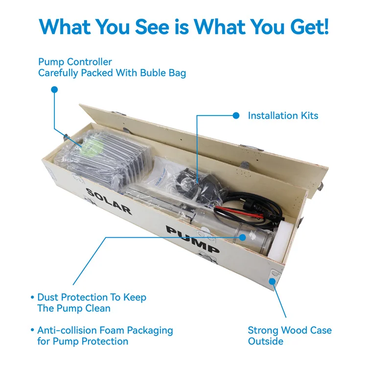 System Solar Borewell Pump Solar Powered Deep Well Pump Kits Factory Custom  Solar Water Well Pump
