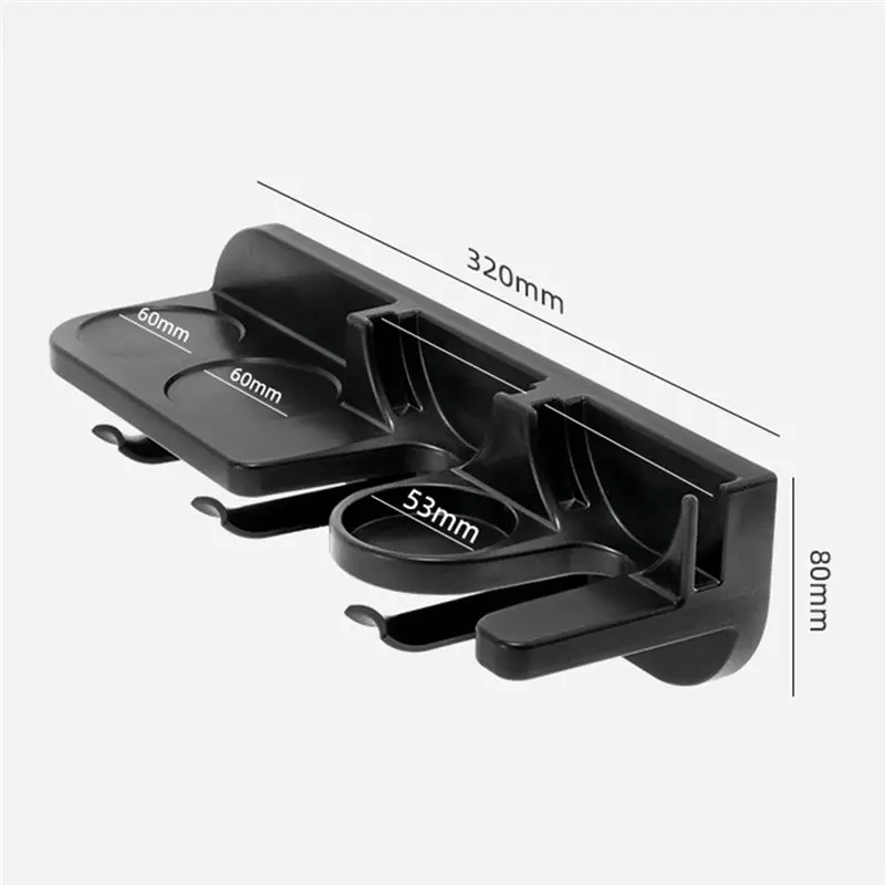 A006 Coffee Machine Storage Rack Non-Punching Coffee Machine Finishing Wall Stand Powder Cloth Organizer Finishing Wall Stand