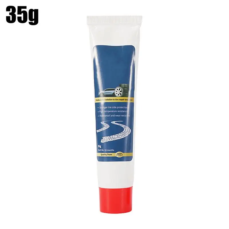 Tire Sidewall Repair Glue Tire Sealant Rubber Glue Adhesive 35g Strong Adhesive Rubber Cement Tire Repair For Sidewall Scratches