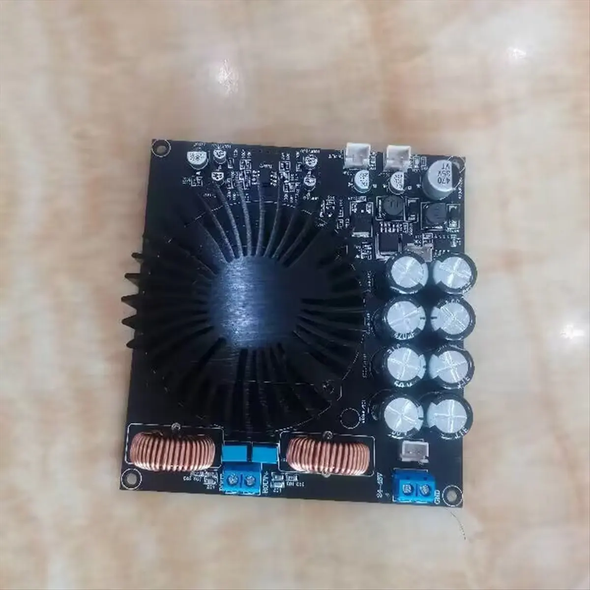 (DT93) Amplificador de Potencia de 600W TPA3255D, Placa de Audio Clase D Mono, Amplificador de Sonido para Altavoces, Amplificador de Audio para el Hogar con Radiador
