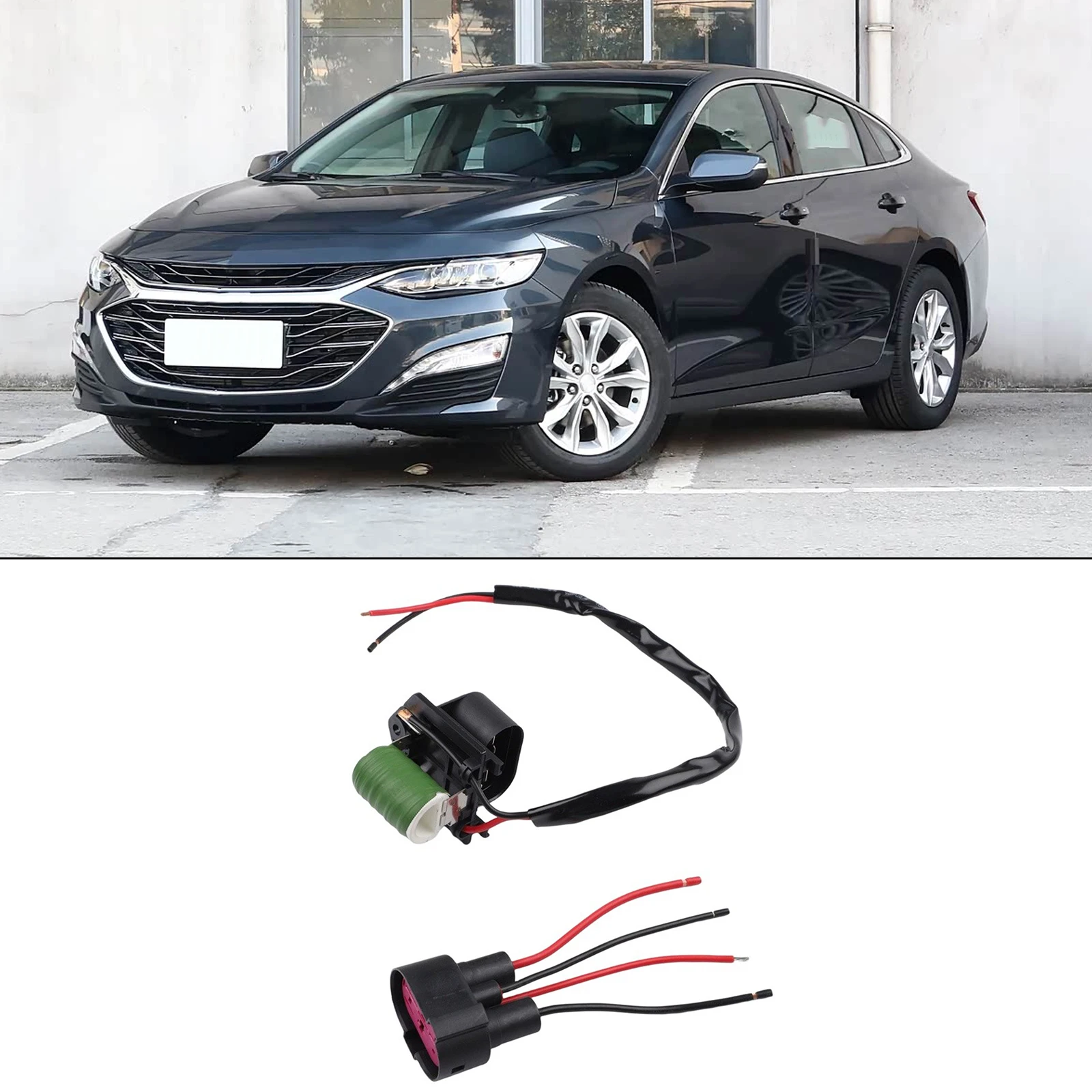 Blower Resistor Connector and Relay 13427160 13427161 13289627 Compatible for Aveo Verano Car Electrical Components