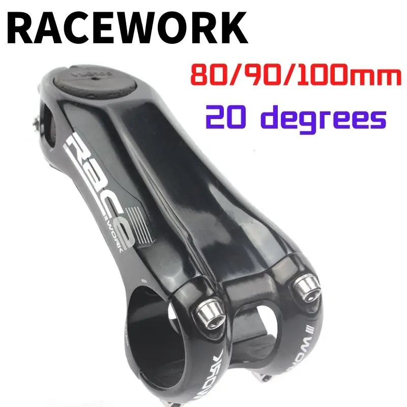 Racework Mtb Power Stem 80/90/100mm Racefiets Mountain Fietsen Stuurpen Riser 31 8 Negatieve Tafel 20 Graden Fietsstuur Brug