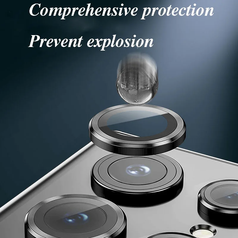 Kameraobjektivschutz für Samsung S25 S26 Ultra S24 S23 S22 Ultra Hülle Gehärtetes Glas Schutzfolie Titanlegierung Ring Handy-Zubehör – Detail 6