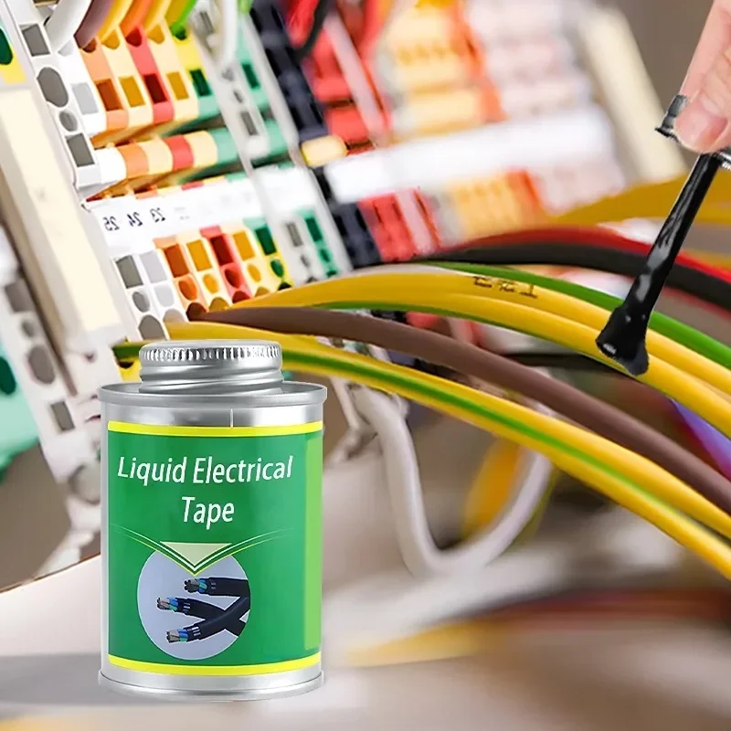 Waterproof Liquid Electrical Tape Insulating Tape Liquid Insulation Paste Coat Fix Line Glue Repair Rubber Electrical Wire Cable