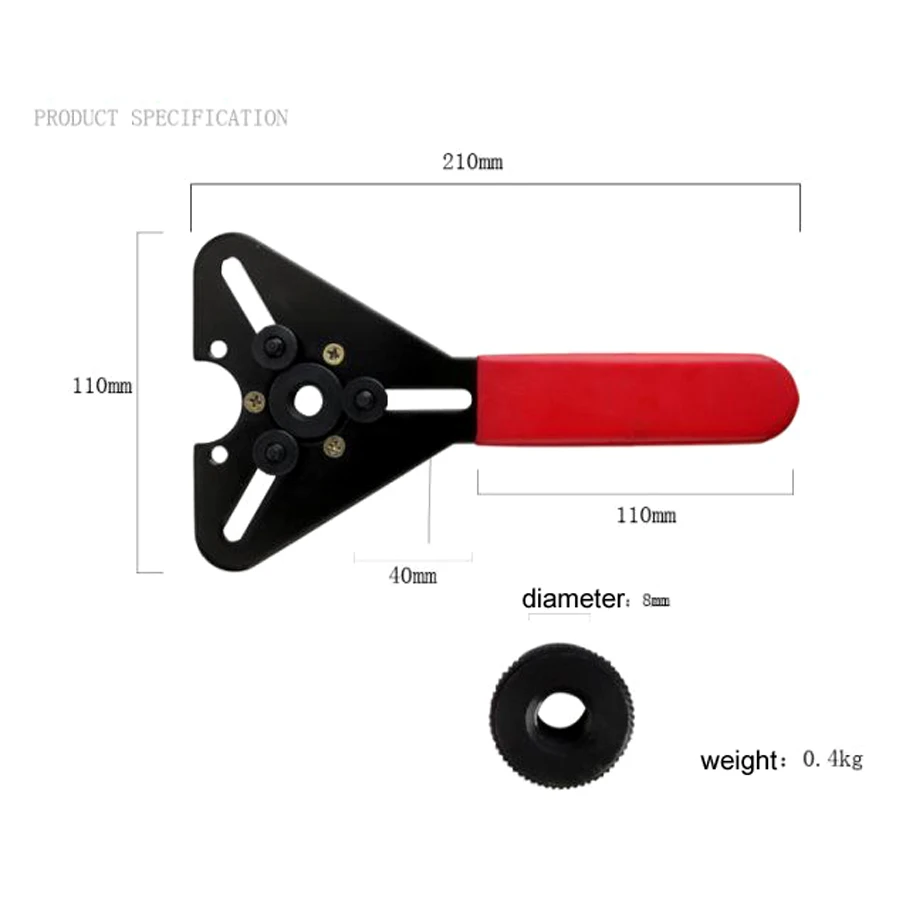 Universal Automotive Air Conditioning Compressor Clutch Remover Disassembly Tool Wrench Car Air Conditioner Repair Tools