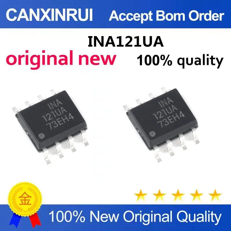 

INA121 INA121U INA121UA imported original, operational amplifier chip SOP8 hot sale