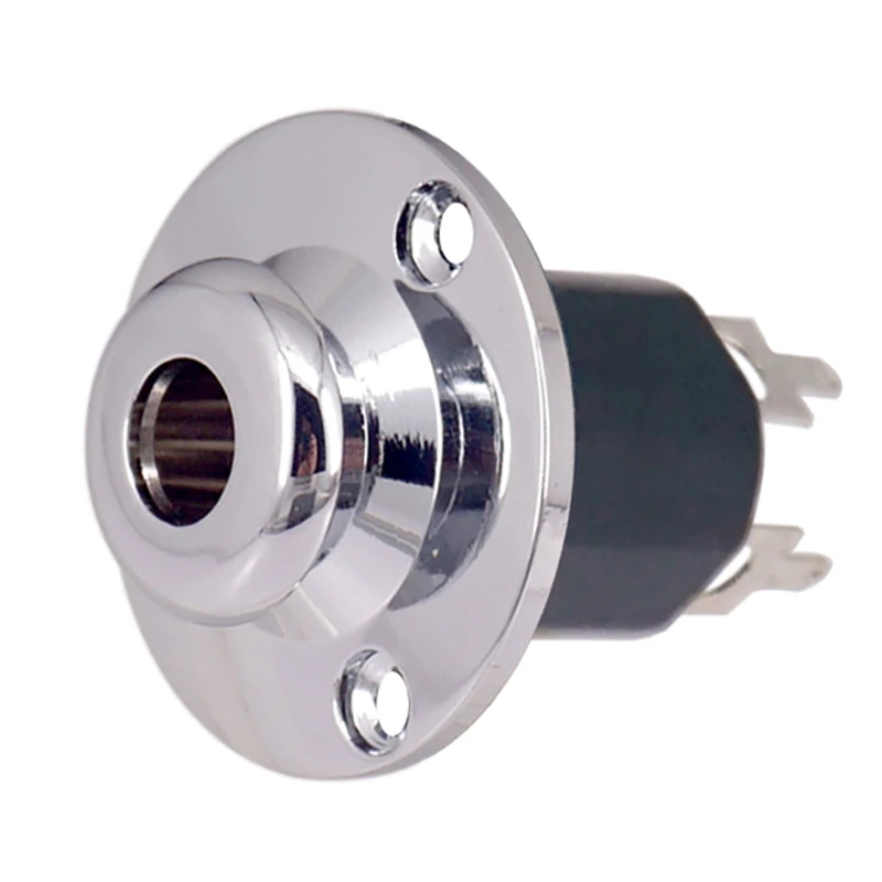 NALFI-Bass Guitar Output Input End Pin Jack-6.35 Acoustic Guitar Equalizer EQ Preamp Socket 6.35Mm Guitar Accessories