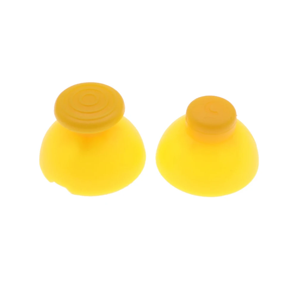 1sets=2pcs Analog Thumbstick Joystick Stick Cap Caps for Gamecube NGC GC controller Left and right thumbsticks