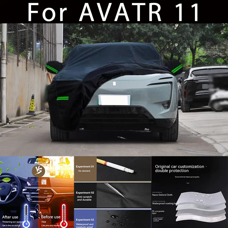 

For AVATR 11 Outdoor Protection Full Car Covers Snow Cover Sunshade Waterproof Dustproof Exterior Car accessories