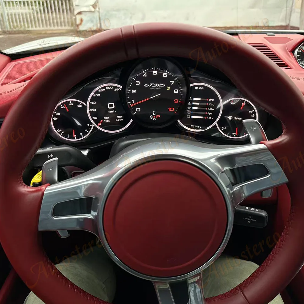 

Автомобильный цифровой кластерный прибор для Porsche 911 2012-2019, виртуальный кабинный измеритель скорости, экран приборной панели автомобиля