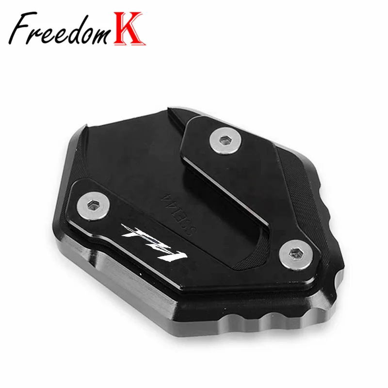 صالح لياماها FZ-1 FZ1 FZ-1 2006-2015 دراجة نارية الملحقات CNC مسنده القدم الجانب حامل تمديد وسادة دعم لوحة