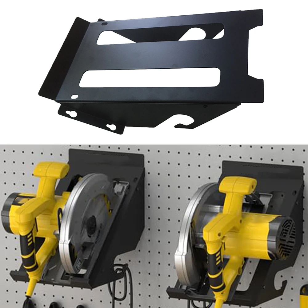 

Circular Saw Stand For Workshops Sheds Garage Home Wall Mount Storage Rack Organizer Fit Most Of Circular Saw Metal Black