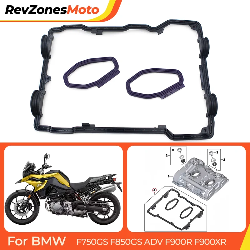 

Motorcycle Cylinder Head Gasket for BMW F750GS F 750 GS F850GS ADV F900R F900XR Engine Valve Cover Seal Kit