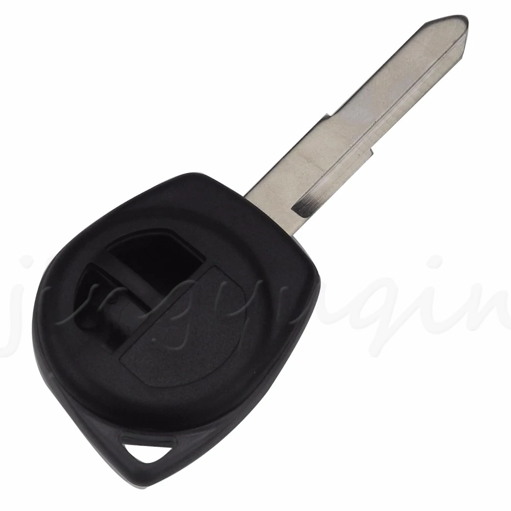 jingyuqin 2Buttons Remote Car Key Case FOB Shell Fob Housing For Suzuki grand vitara SWIFT HU133R blade Rubber Button Pad