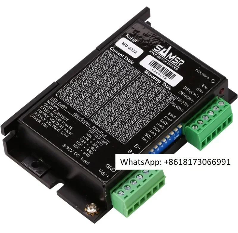 

Драйвер шагового двигателя Shanshe 42, контроллер двигателя MD-2322/2504/2778, заменяет Leisei DM422