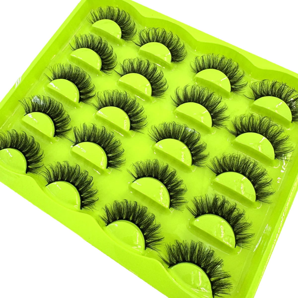 10 Pairs 3D Faux Mink Wispy False Eyelashes