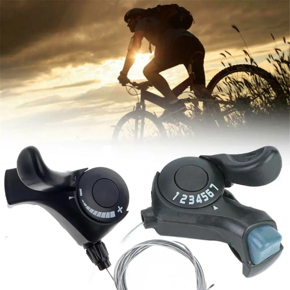 3/7/21Speed SL-TX30 Cycling MTB Mountain Bike Thumb Gear Shift Lever Set