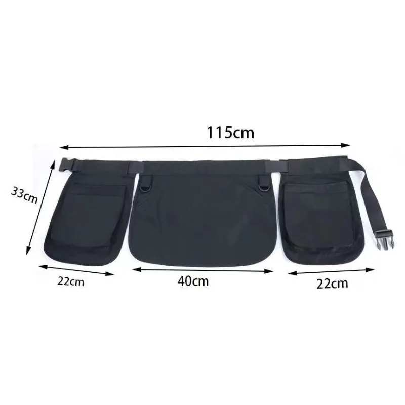 Multi Pocket Waist Bag Fanny Pack Outdoor Sports Utility Belt Apron with Storage Pouches Hiking Fishing Running Work Organizer