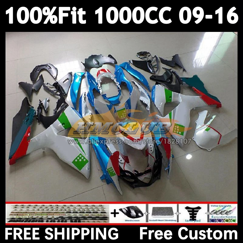 

Injection Body For SUZUKI GSXR-1000 white glossy K9 1000CC 09 10 11 12 31No.18 GSXR 1000 CC GSXR1000 2013 2014 2015 2016 Fairing