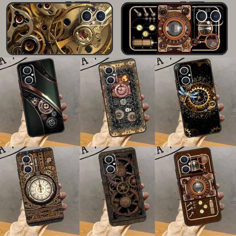 Steampunks Phone Case For OPPO Reno 7 8 6 Lite 2 3 4 5 Z 8T OPPO Find X3 Lite X5 X6 Pro X2 Neo Cover