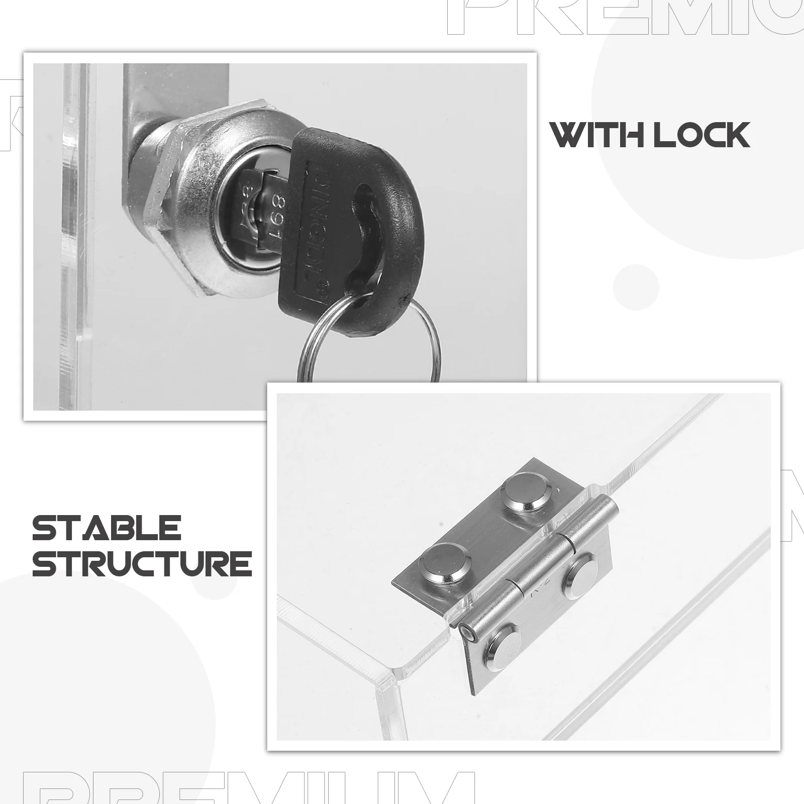 

Phone Lock Box Transparent For Smartphone Large Capacity Cellphone Jail Study Focus Tool Organizer Storage Container