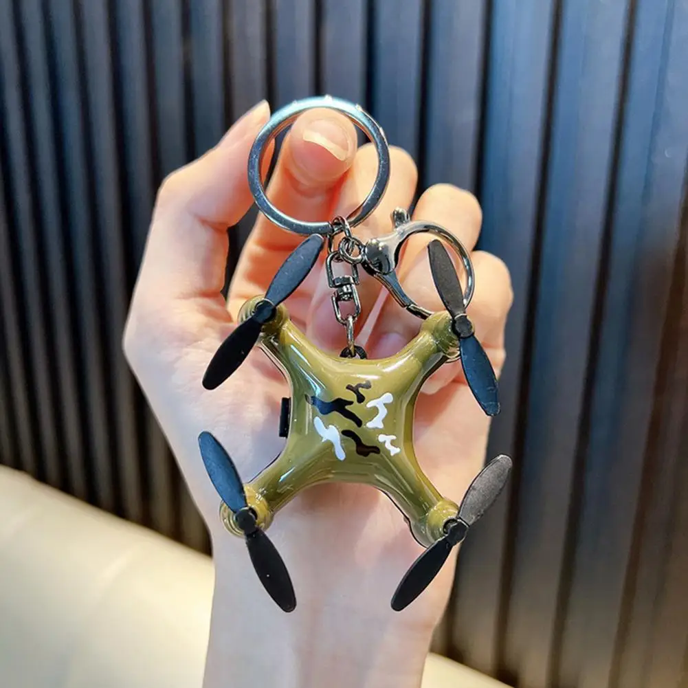 Drone Style Keychain Pendant Personalized Cartoon Mini Versatile Hanger Backpack Keychain Kids Schoolbag Keychain Pendant