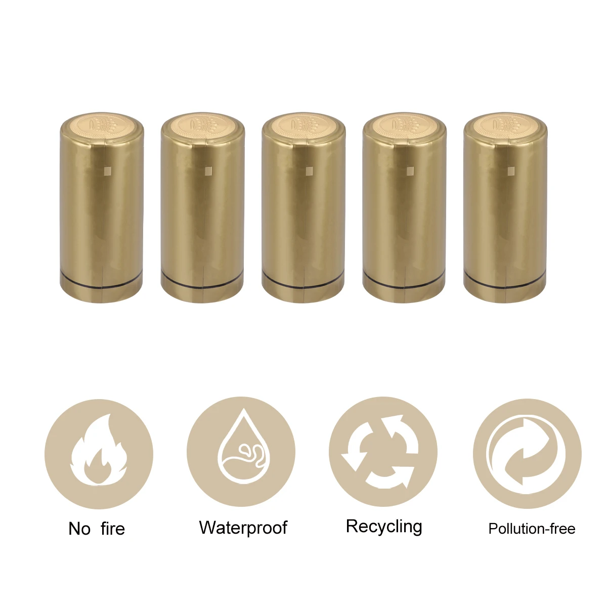 

50Pcs Wine Bottle Caps Heat Shrink Sealing Capsules for Homemade Wine Flexible Environmental Friendly Bottle Sealer Cover