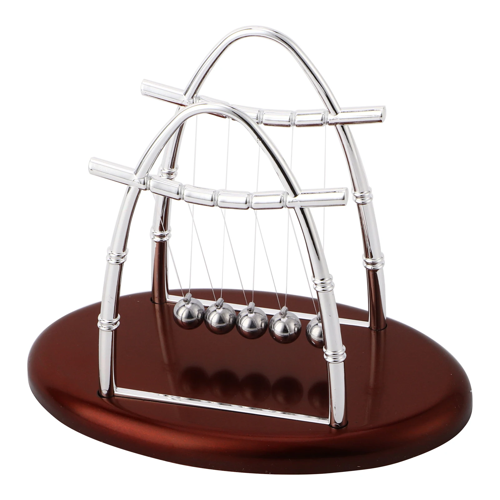 نيوتن مهد التوازن كرات العلوم التوازن كرات التوازن الصلب كرات الفيزياء العلوم البندول الحلي لعبة مكتب