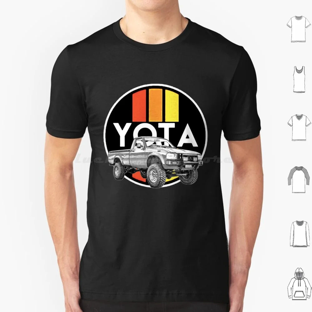 Retro Yota T Shirt Cotton Men Women DIY Print Tacoma Truck 4x4 Trd Off Road Tundra Tacoma 4runner Offroad Yota Truck Land