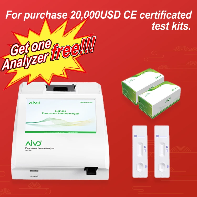 OEM factory price clinical Used high performance portable poct Quantitative fluorescence immunoassay analyzer