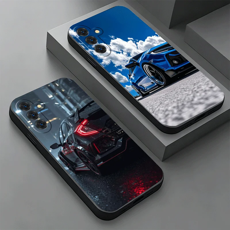 Soft Phone Case For Samsung A17 A37 A57 A16 A36 A56 A15 A35 A55 JDM Sport Car Type R Civic A14 A34 A54 A13 A33 A53 A27 A26 A25 A