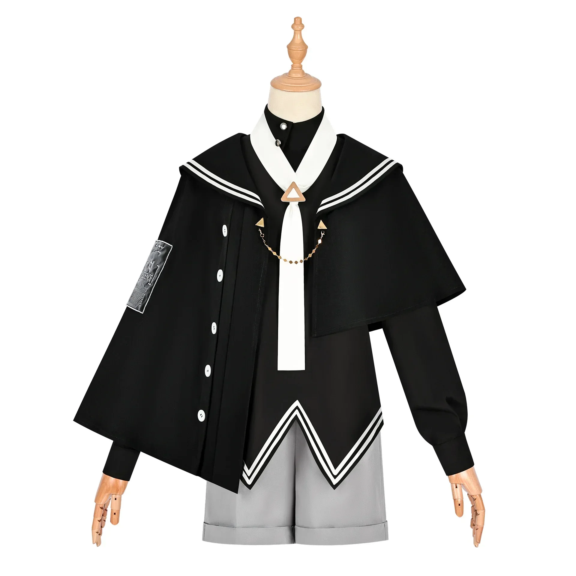 Arknights Executor the Ex Foedere Cosplay Costume Cloak Socks 3D Accessories Halloween Carnival Party Role Play Uniform for Men