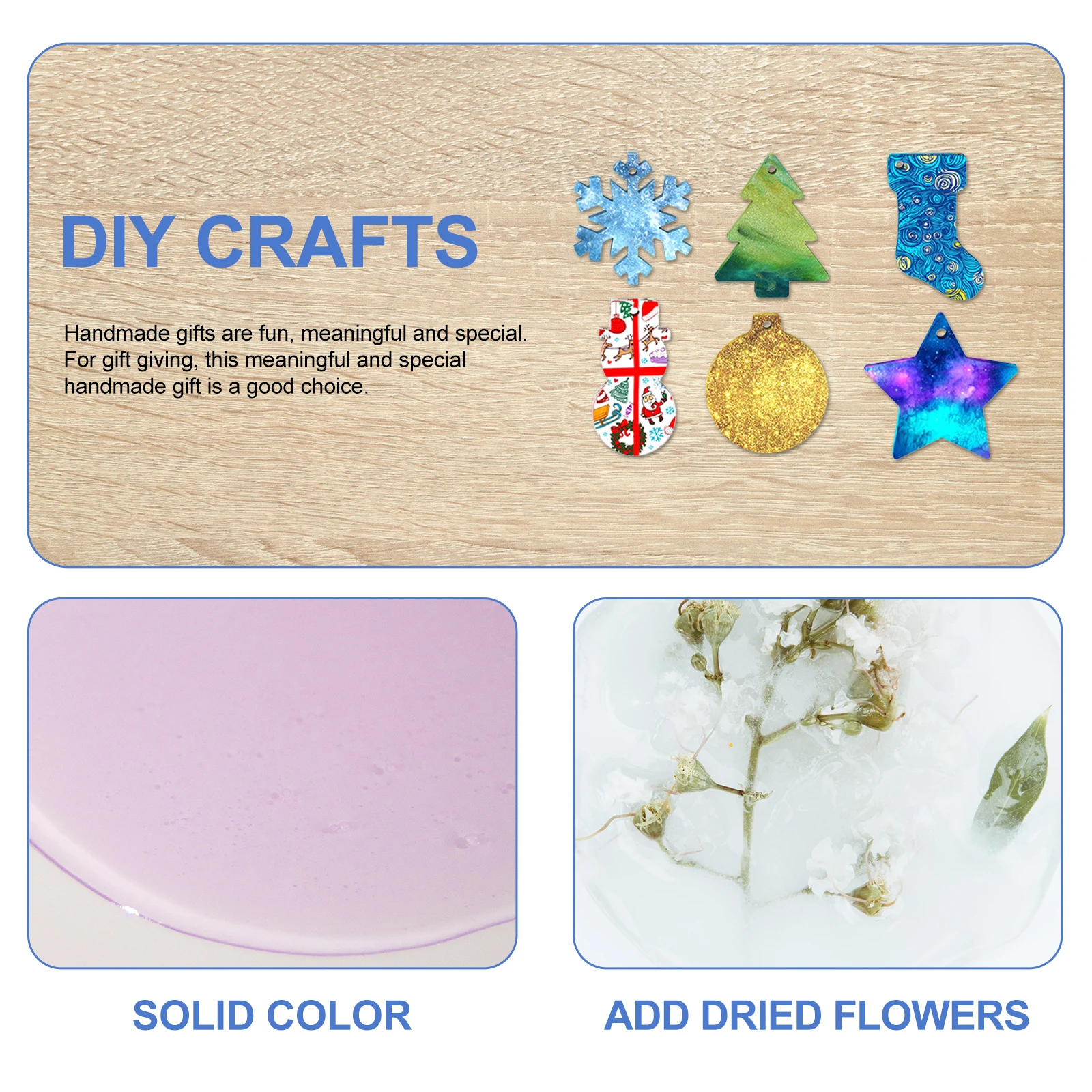 

1Pc Snowflake Snowman Pendant Mold Silicone Mold Flexible Crystal Pendant Mold for Handicraft Jewelry Making