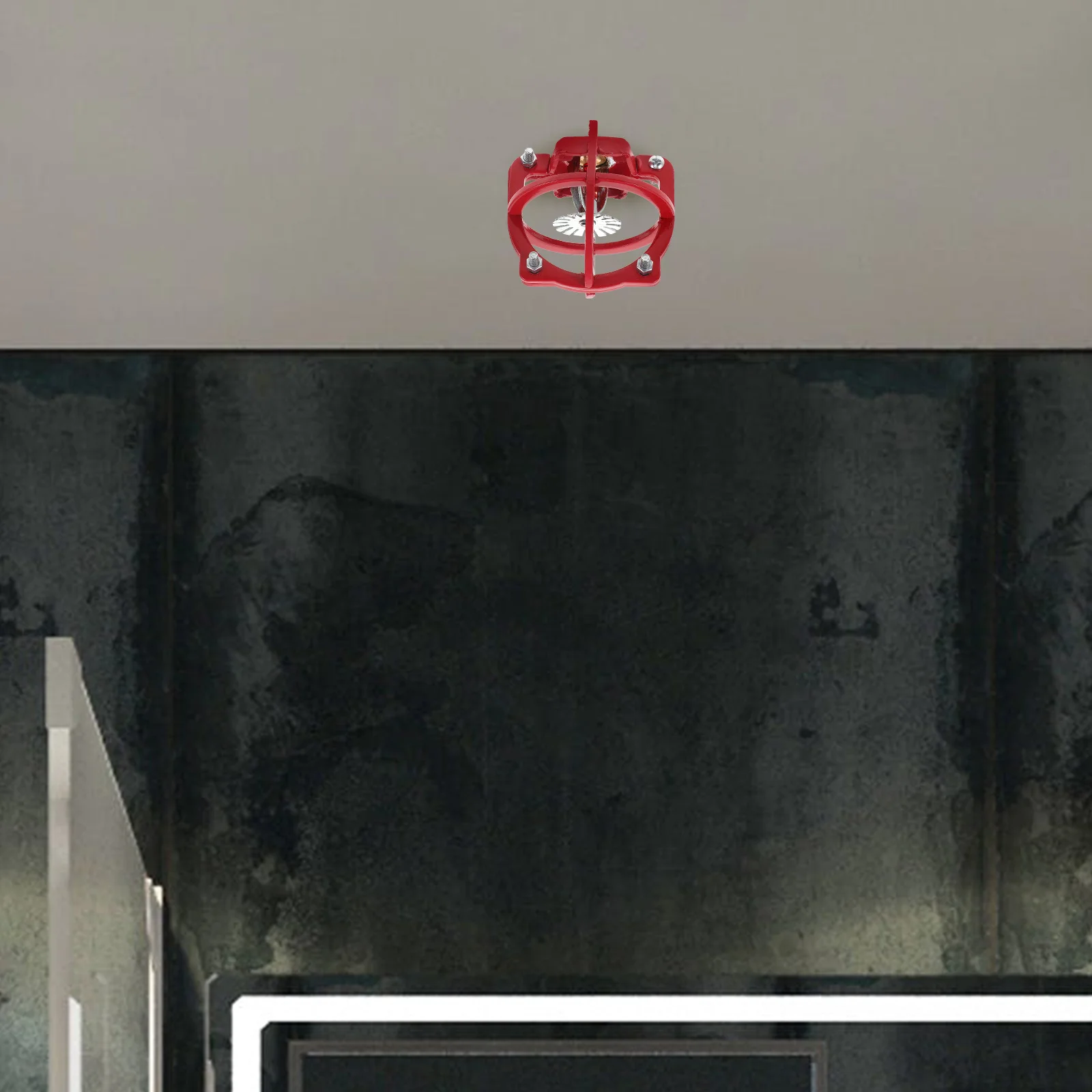 20 مللي متر رأس رشاش الحريق للسقف دائم الرش واقي رأس نظام السلامة من الحرائق قفص غطاء لوحة إنذار