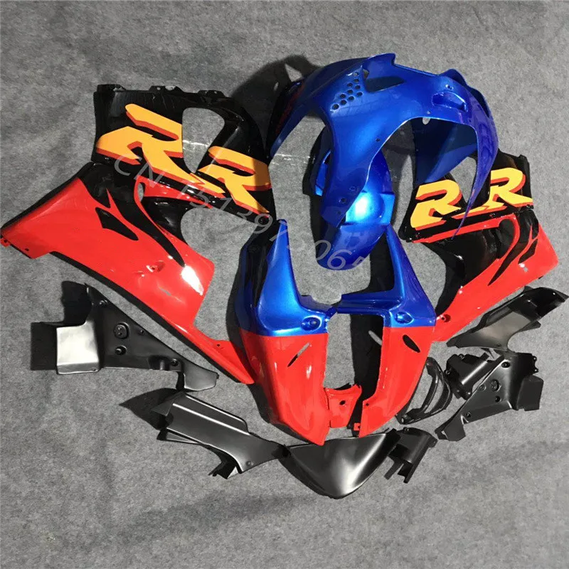 new bodywor Fairing kit for HONDA  ABS cbr 900 rr 919 1998-1999 CBR900RR 919 98 99 blue red black Motorcycle Body Kit +gifts