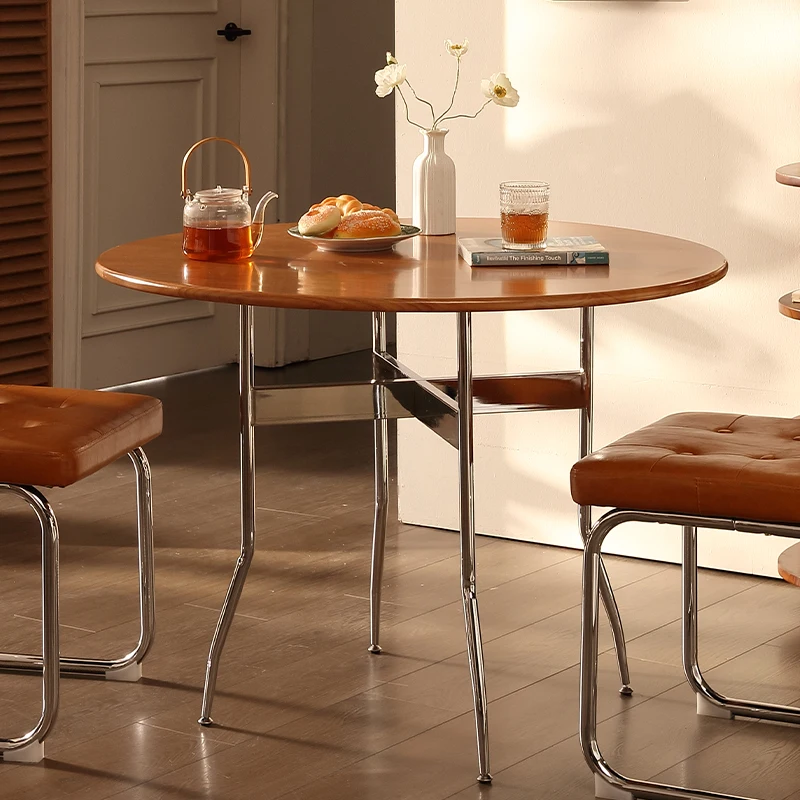 

Legs Nordic Dining Table Waterproof Minimalist Chair Round Dining Table Living Design Muebles De Cocina Kitchen Furniture