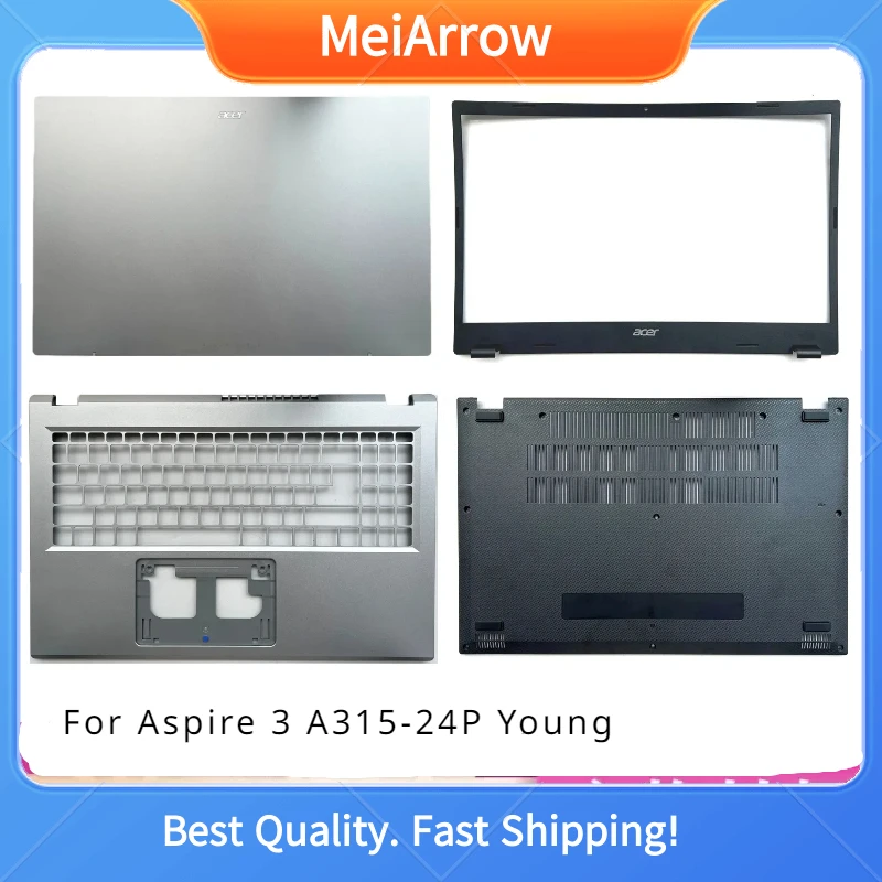 MEIARROW   New/org for Acer Aspire 3 A315-24P Young N23C3 LCD back cover /Front bezel /Upper cover /Bottom case