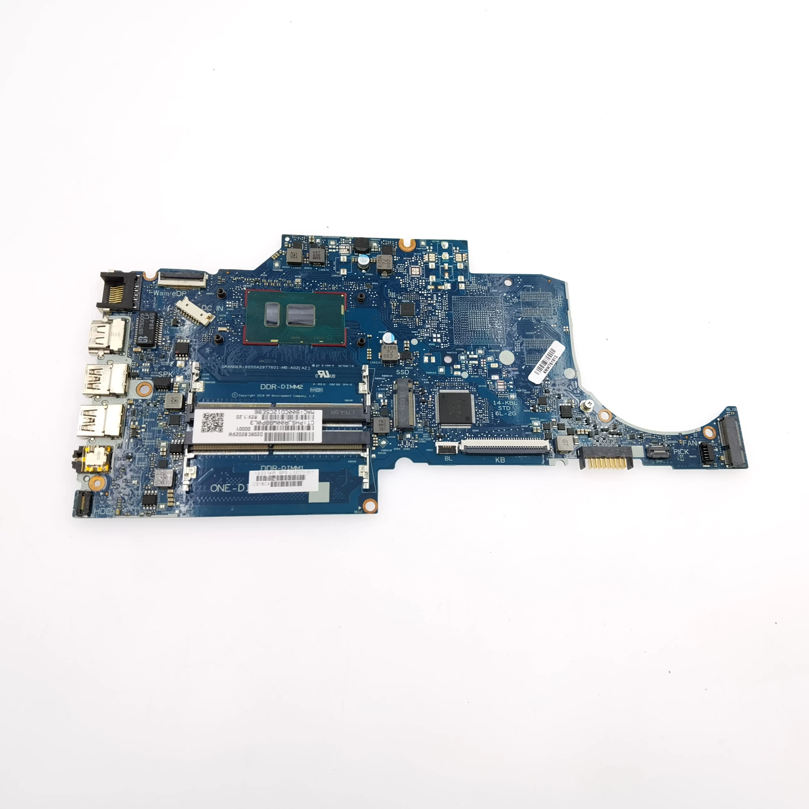 

6050A2977601-MB-A02 carte mère For HP pavillon 14-CK 14-CF carte mère d'ordinateur portable CPU: I3、I5-8th Gen Test 100%.