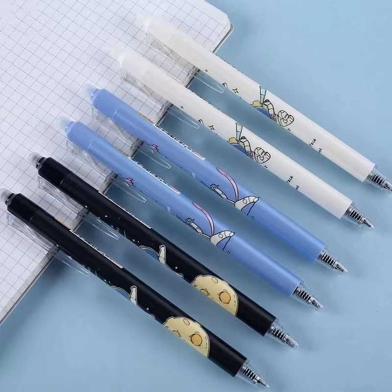 kawaii Gel pen Erasable Pen Suitable Refills Creative Drawing Tools Gel Pen Sets School Office Stationery 0.5mm Magic Erasable