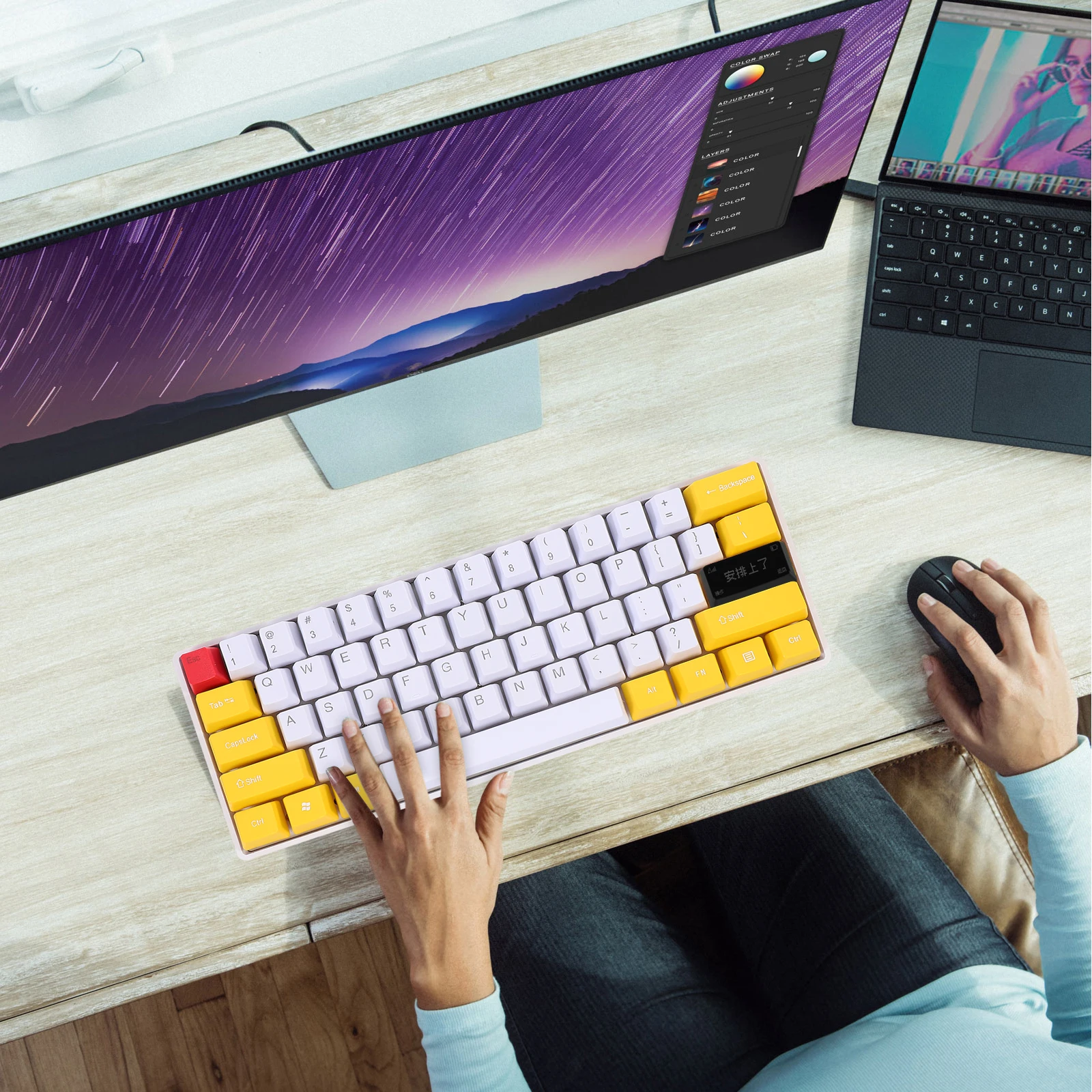 

Transparent Keycap Computer Gaming Keyboard Replacement Caps Shine Through Keycaps Mechanical Keycaps Backlight See