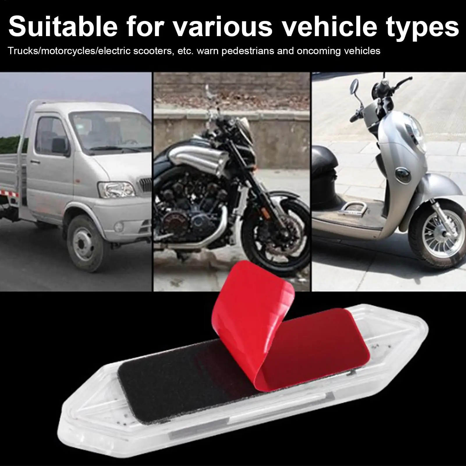 

Car Door Warning Light Solar Powered Vehicle Door Safety Lamp Driving Warning Lights For Automotive Sedan SUV Nighttime Travel