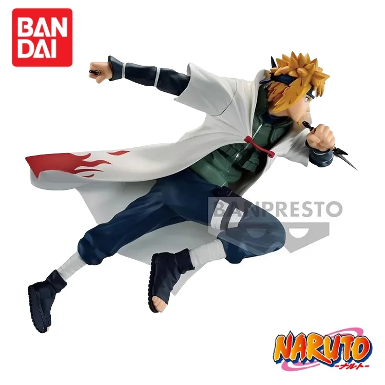 

В наличии 100% оригинал Bandai Vibration Stars Naruto Shippuden Namikaze Minato Аниме Фигурка Коллекционная модель игрушки в подарок