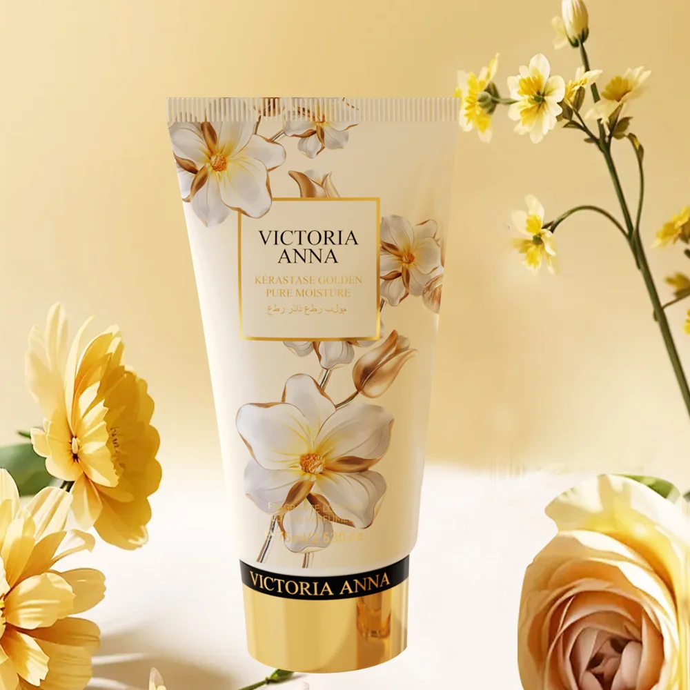 VICTORIA ANNA Floral Hand Cream Lotion For Women Hydrating Moisturizing Anti-chapping Smooth Skin Perfumed Hand Care 75ML