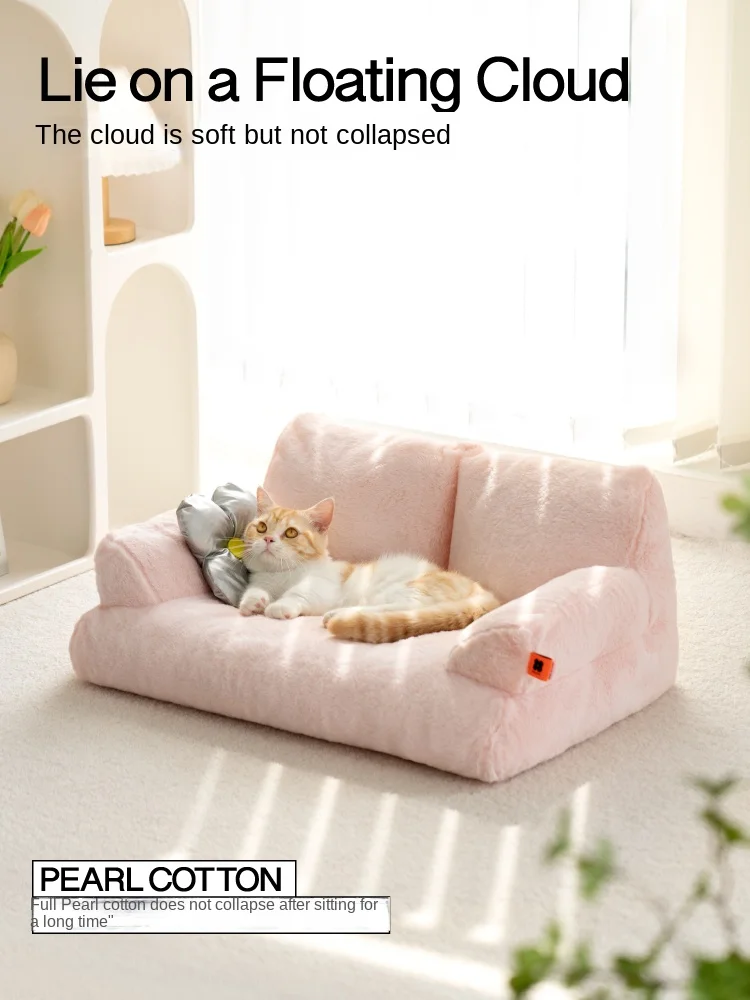 Cat Nest Bed Cat Sofa Winter Dog Pet Mat Small Pet Bed Cat-Related Products Dog Winter Warm