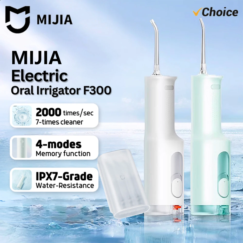 

Портативный ирригатор MIJIA F300 для полости рта, зубов и чистки зубов — CN